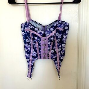 floral corset top